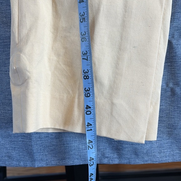 NWT Women’s Rebecca Taylor Sz 4 Lightweight 100% Cotton Pant with Semi-open Leg - Picture 6 of 8